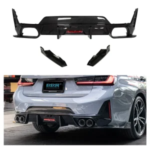 Difusor Traseiro Fibra de Carbono BMW Série 3