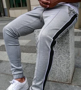 Organic Cotton Mens Sweatpants Eco Friendly Joggers Sustainable Cargo Sweat Pants Men Clothing Wholesale
