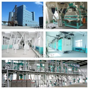 Planta de molienda de maíz moderno, trigo, maíz, arroz y harina, molino comercial de grano en venta