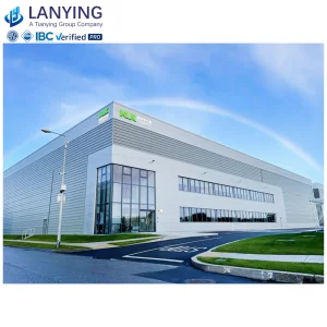 China Prefab Workshop Steel Frame Buildings Industrial For Warehouse Hospital School
