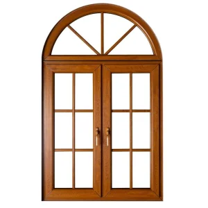 Aluminum Clad Wood Windows and Doors Energy Efficient Double Glazed Home Windows