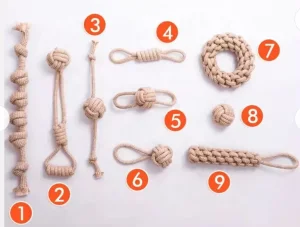 Eco-friendly Hemp Cotton Rope Chewing Toy