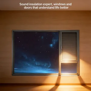 Ventanas de casement de aluminio de puente roto de alta calidad personalizadas con gran vidrio y aislamiento acústico