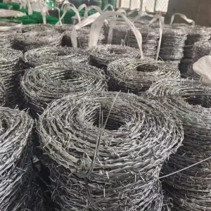 High-Tensile Galvanized Barbed Wire for Perimeter Security