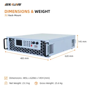 ODM/OEM IDEALPLUSING Programmable DC Power Supply 520V 2600VDC 5A with Modbus RTU Flexible Programming for Research Laboratories