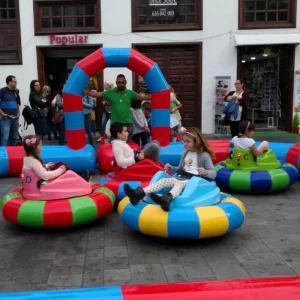 Qiqu Outdoor Playground HDPE Kids Inflatable Electric Bumper Cars for Sale