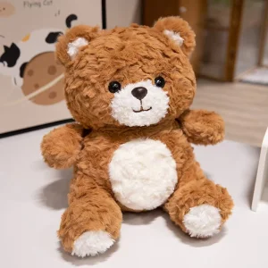 Juguete de oso de peluche suave con una divertida mochila mini para niños