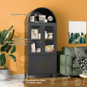 Glass Double Door Cabinet