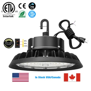 5 Years Warranty 200w 150lm/w 60 Beam Angle Workshop Warehouse 3cct Switchable LED UFO High Bay Light