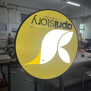 High-Quality UV Printing Round Advertising Light Box Manufacturers, Manufacturer