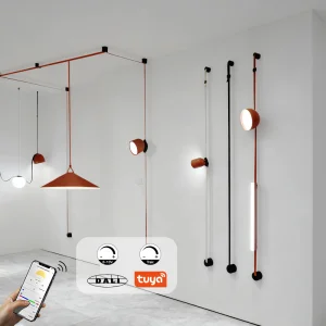 Modern DC24V Indoor LED Flexible Linear Dimmable Track Light for Residential Commercial Hotel Belt Woven Track Lights