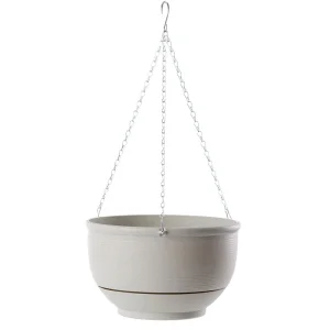 Self-Watering Hanging Flower Pot with Detachable Base for Gardens Bl17469