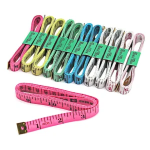Wholesale Price 1.3*150cm PVC Bust Hip Waist Measuring Ruler Cloth Measuring Tape Ruler