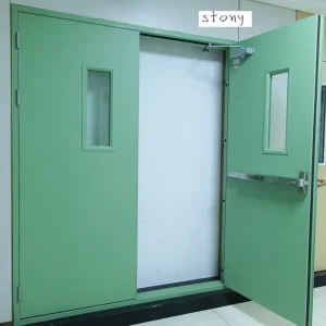 UL 120 Minutos Saída de Emergência Porta de Aço Classificada para Fogo com Barra de Pressão