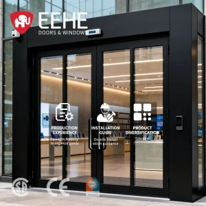 NFRC Certified Soundproof Commercial Glass Door