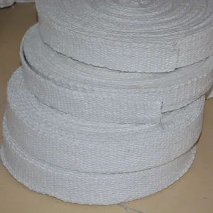 Refractory Fibre Mineral Wool Textiles Wood Furnace Boiler Ceramic Fiber Cloth for Thermal Insulation Material Sealing Ss Steel Wire