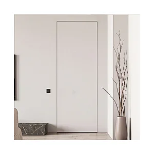 Latest Design Modern Commercial Frameless Interior Flush Concealed Invisible Wood Room Hidden Secret Door Hidden
