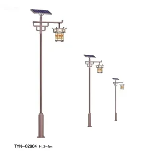 Outdoor Lighting Post Split Solar LED Street Road Light for Pathway