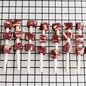 Pet Product Dog Cat Food Lamb Skewer Treats Suitable Large Small Breeds