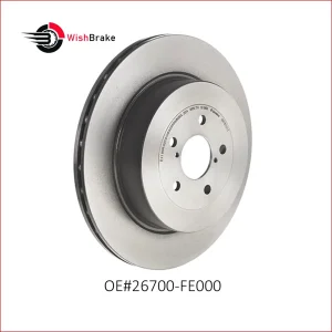 Premium PCD100 316mm Drilled Brake Disc Rotor