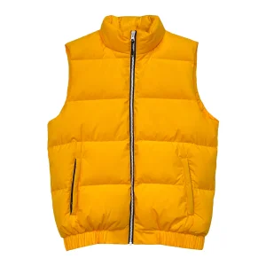 Yellow Down Vests Jacket PJK-02 High-Quality Wholesales