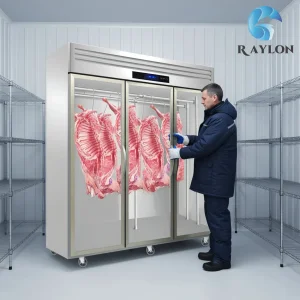 Meat Hanging Display Freezer Heavy Duty for Food Retail