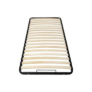 Cama otomana de confort moderno europeo tapizada para hotel y hogar, cama de almacenamiento doble con estructura de metal y listones de contrachapado para cama inteligente, sofá cama, marco de muebles
