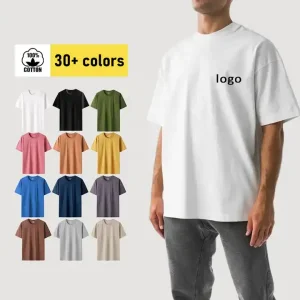 Tee Manufacturer Wholesale t Shirt 100% Cotton Men TShirt Custom Digital Print Logo Pattern Soft Plain T-Shirt for Men