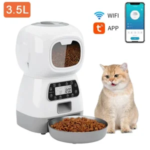 Comedero Automático para Gatos WiFi Inteligente