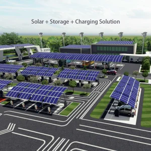 SCU One-Fits-All Solution Solar PV Battery Energy Storage EV Dc Charger Electric Car Charging Station