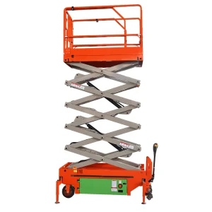 8m Electric Scissor Lifting Platform Wheeled Hand Indoor and Outdoor Special Transport Hydraulic Lift Aerial Work Vehicle