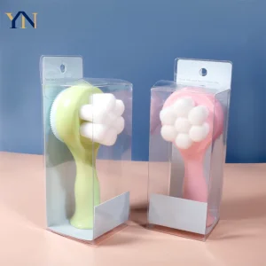 New Design Portable Reusable Double-sided 2 In 1 Remover Blackhead Deep Clean Pore Wash Brush Manual Face Cleansing Brush