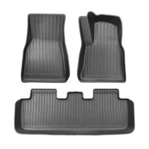 Venta Caliente Universal Negra Impermeable a Pruebas de Quemaduras de Moda Personalizable Nuevas Alfombrillas de Coche de TPE