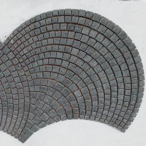Multicolor Meshed Cobblestone for Exterior Paving