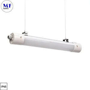 IP65 25W/40W/60W Basement Supermarket Waterproof Explosion Proof Dust Proof Emergency Tube LED Tri-Proof Light with CE and RoHS Certificates