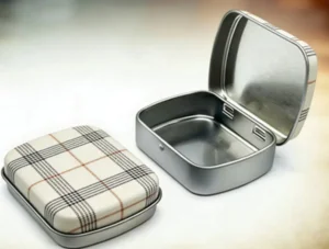 Caja metal confitería