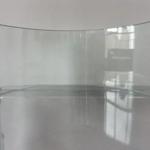 Customized High Temperature Resistant Furnace Curved Tempered Glass Cover
