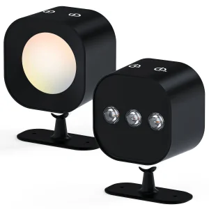 RGB+Cw Magnetic Rotating Lamp Head Rechargeable Wall Lamp