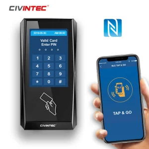 Civintec CT9 Qr Code Advance HTTP Mqtt System RFID Door Lock Hotel Access Control Video Doorbell with 4G WiFi