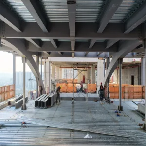 Material de construcción moderno y modular de gran luz para el corredor de acero pesado de enlace al por mayor para 3D parque industrial ecológico