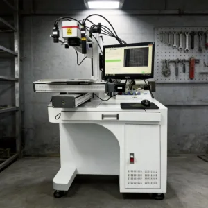 PCB Qr Code Laser Marking System CCD Vision Inline