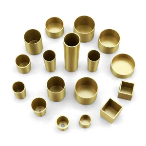 Luxury Golden Brass Stool Foot Cover Decorative Furniture Bed Leg for Dining Table Chair