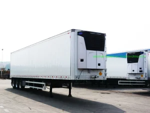 45 Feet 3 Axles Fish Carrier Refrigerated Refrigerator Food Van Freezer Semi Trailer