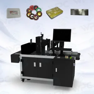 Hot-Selling Automatic Uin-Print UV Inkjet Flatbed Printer-Single Pass Fast Speed for Flex &amp; Metal Bottle Cap Touch Screen