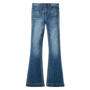Comfortable Women's High Rise Flare Jeans