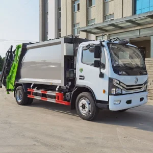 Dongfeng D7 10 Cbm Garbage Compactor Truck Compressed Garbage Truck