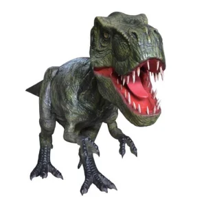 Large Outdoor Roaring Dinosaur Statue with Movable Limbs Model