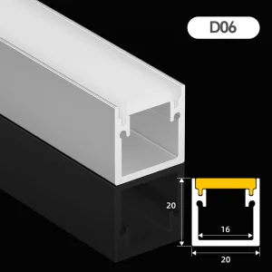 Waterproof Inground LED Aluminum Channel, Recessed Floor Linear Lighting Profile IP67