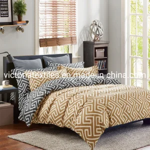 Egyptian Cotton Duvet Cover Set Luxury Patterns in Full Queen or King Size