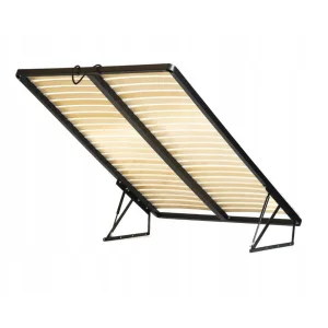 OEM ODM Strong Profile Slatted Bed Frame Storage Lifting Bed Frame Ottoman Bed with Gas Lifting Bed Mechanism for Tatami Sofa Bed